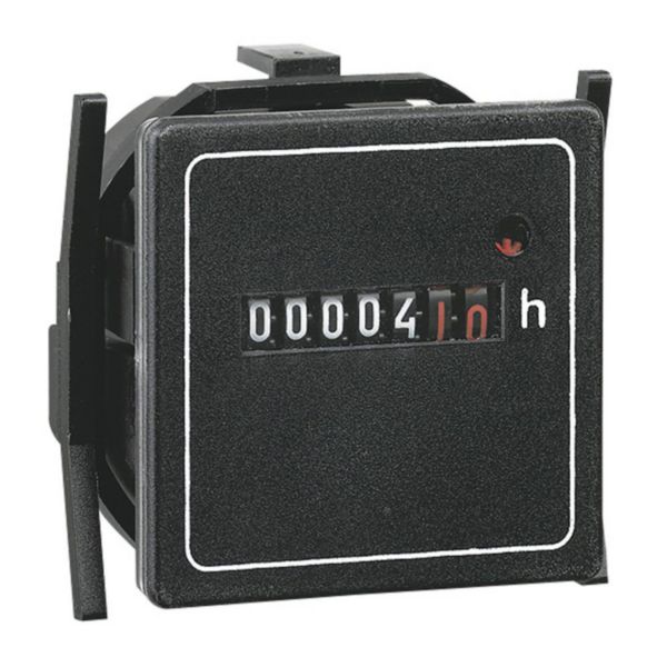 Betriebsstundenzähler ContaRex, Format 48 x 48 mm, 230V/50Hz, Schutzart IP  40, für Fronttafeleinbau, 049555, 3245060495558